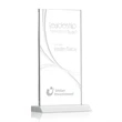 Keane Liquid Crystal™ Award - White | https://www.bestnamebadges.com
