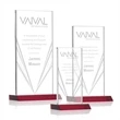 Seaford Liquid Crystal™ Award - Red | https://www.bestnamebadges.com