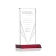 Seaford Liquid Crystal™ Award - Red | https://www.bestnamebadges.com