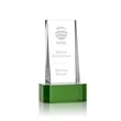 Milnerton Award on Base - Green | https://www.bestnamebadges.com
