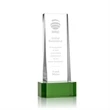 Milnerton Award on Base - Green | https://www.bestnamebadges.com