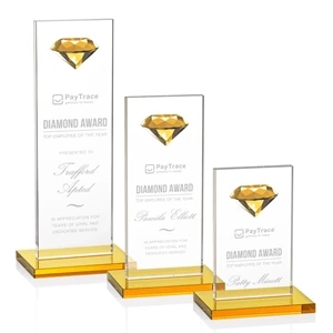 Bayview Gemstone Award - Amber | https://www.bestnamebadges.com