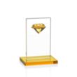 Bayview Gemstone Award - Amber | https://www.bestnamebadges.com