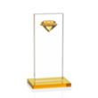 Bayview Gemstone Award - Amber | https://www.bestnamebadges.com