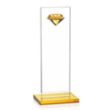 Bayview Gemstone Award - Amber | https://www.bestnamebadges.com