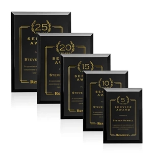 Merano Plaque - Gold | https://www.bestnamebadges.com