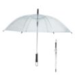 46" Arc Clear Umbrella | https://www.bestnamebadges.com