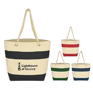 Cruising Tote Bag With Rope Handles | https://www.bestnamebadges.com