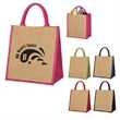 Escape Jute Tote Bag-BG | https://www.bestnamebadges.com