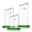 Oakwood Award - Green | https://www.bestnamebadges.com