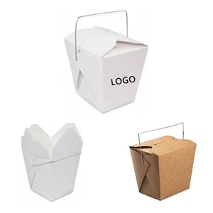 Candies Small Goodies Take Out Boxes with Handle-1000ml/32OZ