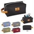 Heathered Toiletry Bag | https://www.bestnamebadges.com