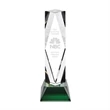 President Award on Base - Green | https://www.bestnamebadges.com