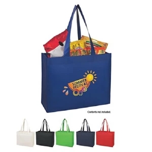 Matte Laminated Non-Woven Shopper Tote Bag | https://www.bestnamebadges.com