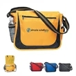Messenger Bag With Matching Striped Handle | https://www.bestnamebadges.com