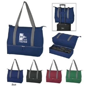 Mission Dual Compartment Tote Bag | https://www.bestnamebadges.com