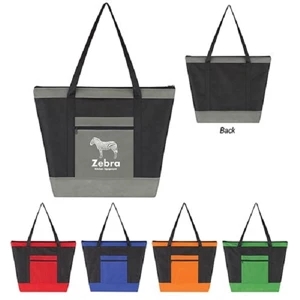 Non-Woven Uptown Tote Bag | https://www.bestnamebadges.com