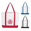 Pocket Shopper Tote Bag | https://www.bestnamebadges.com