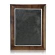 Double Etch Plaq - Walnut Rolled Edge | https://www.bestnamebadges.com