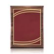 Sedgewick/Marietta - Walnut/Red | https://www.bestnamebadges.com