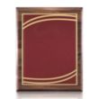 Sedgewick/Marietta - Walnut/Red | https://www.bestnamebadges.com