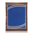 Sedgewick/Marietta - Walnut/Blue | https://www.bestnamebadges.com