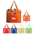 Sheer Striped Tote Bag | https://www.bestnamebadges.com