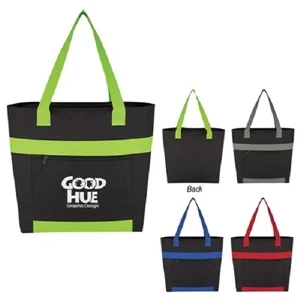 The Adventure Tote Bag | https://www.bestnamebadges.com