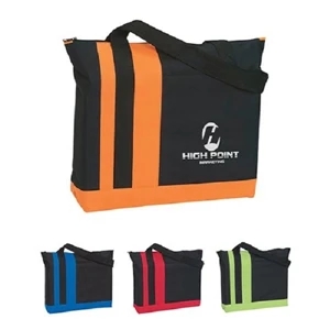 Tri-Band Tote Bag | https://www.bestnamebadges.com