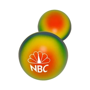 Union printed, Rainbow Stress Reliever Ball