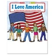 I Love America Coloring and Activity Book | https://www.bestnamebadges.com