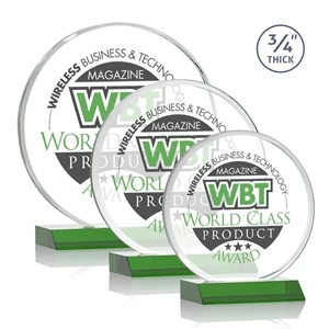 Blackpool VividPrint™ Award - Green | https://www.bestnamebadges.com