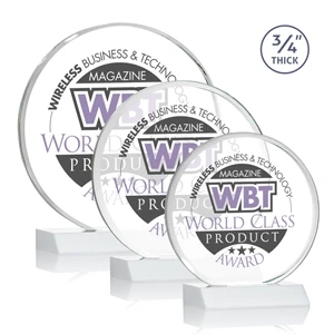 Blackpool VividPrint™ Award - White | https://www.bestnamebadges.com