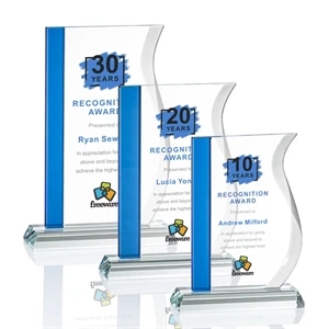 Burbank VividPrint™ Award - Blue | https://www.bestnamebadges.com