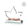Maple Leaf VividPrint™ Award - Starfire | https://www.bestnamebadges.com