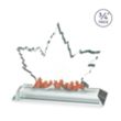 Maple Leaf VividPrint™ Award - Starfire | https://www.bestnamebadges.com