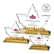 Maple Leaf VividPrint™ Award - Amber | https://www.bestnamebadges.com