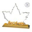 Maple Leaf VividPrint™ Award - Amber | https://www.bestnamebadges.com
