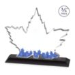 Maple Leaf VividPrint™ Award - Black | https://www.bestnamebadges.com