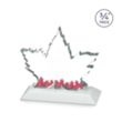 Maple Leaf VividPrint™ Award - White | https://www.bestnamebadges.com