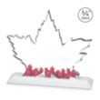 Maple Leaf VividPrint™ Award - White | https://www.bestnamebadges.com