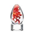 Helix Award on Paragon Base - Clear | https://www.bestnamebadges.com