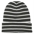 Striped Beanie w/ Custom Embroidery Two-Tone Beanies | https://www.bestnamebadges.com