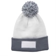 Two-Tone Fuji Beanie w/ Custom Printed | https://www.bestnamebadges.com