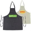 Poly Apron w/ Custom Logo & Pockets Full Length | https://www.bestnamebadges.com