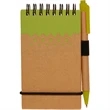 Two-Tone Spiral Notepad w/ Pen | https://www.bestnamebadges.com