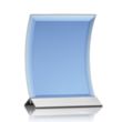 Dominga Award - Blue/Silver | https://www.bestnamebadges.com