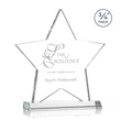 Chippendale Star Award - Clear | https://www.bestnamebadges.com