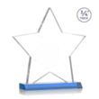 Chippendale Star Award - Sky Blue | https://www.bestnamebadges.com