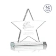 Chippendale Star Award - Clear | https://www.bestnamebadges.com
